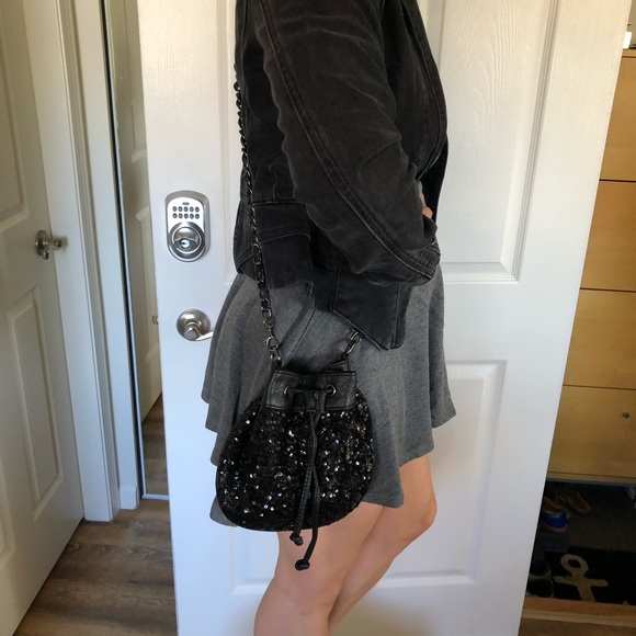 Sequin hand bag - Picture 3 of 4